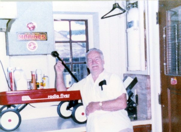 Allen Mom Dubbs in the kitchen