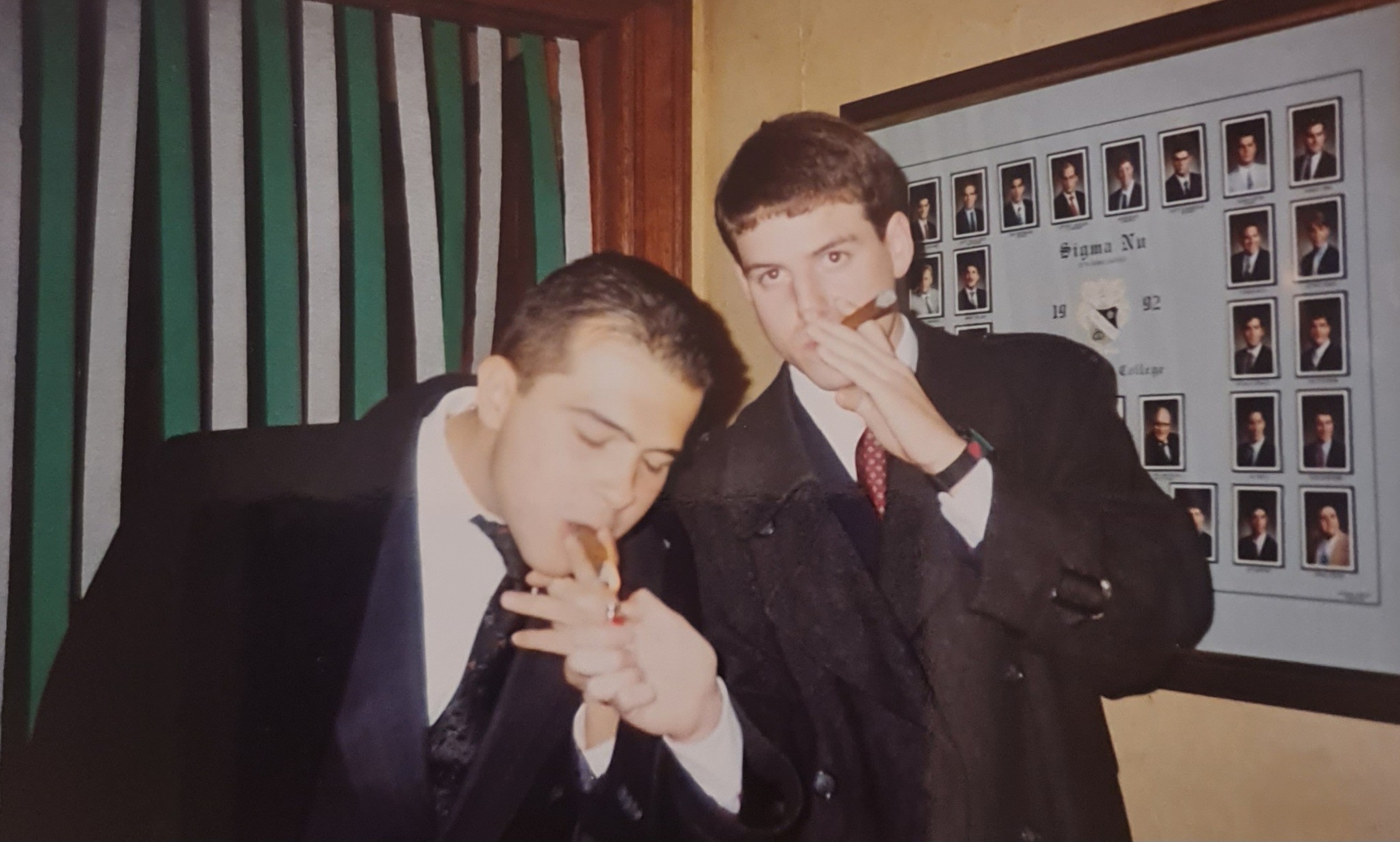 Roaring Twenties — tuxedos and cigars